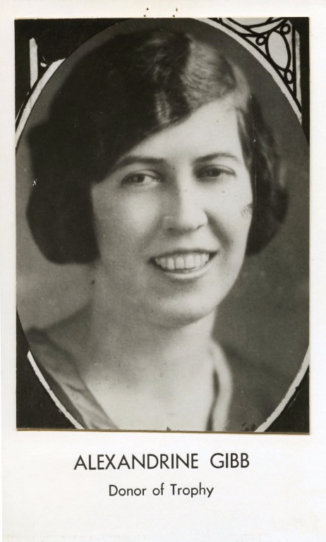 Hall of Famer Alexandrine Gibb